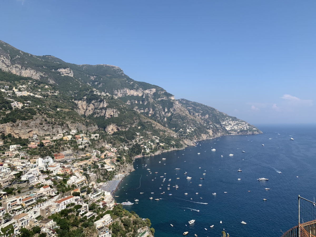 Positano naj bi bil najbolj monden kraj na obali Amalfi.